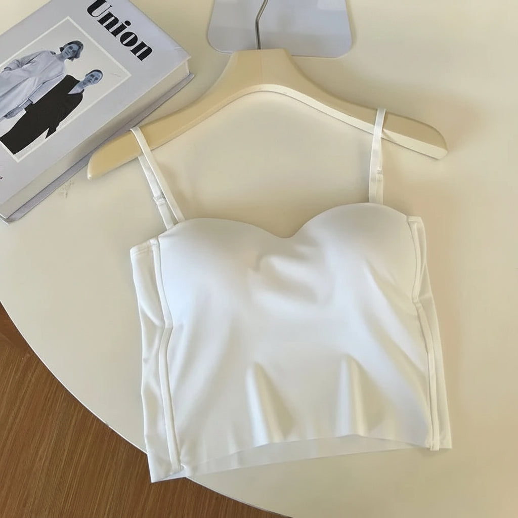 Silk Seamless French Vest