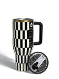 Stanley 40oz Checkered Tumbler Cup