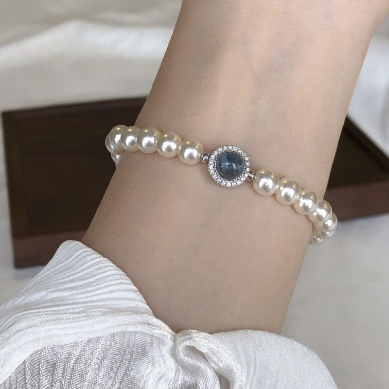 French Vintage Style Pearl Bracelet