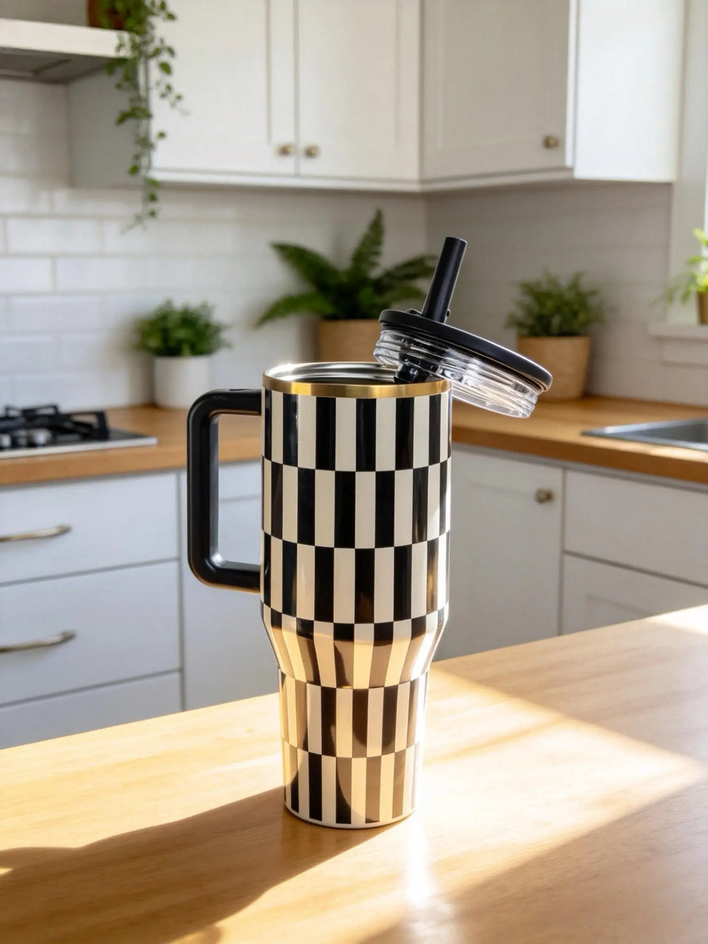 Stanley 40oz Checkered Tumbler Cup
