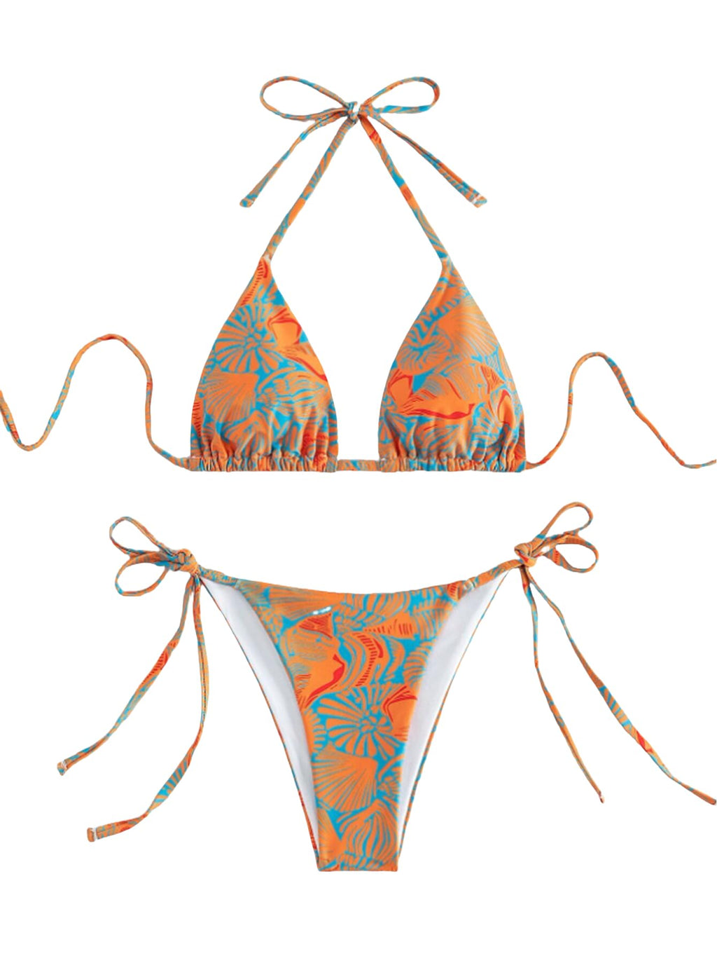 Tainehs Halter Triangle Bikini
