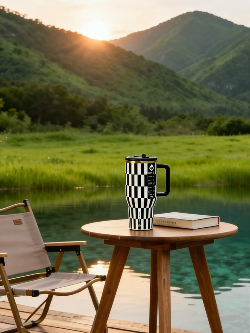 Stanley 40oz Checkered Tumbler Cup