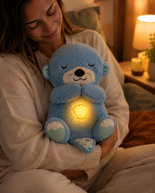 Breathing Glow Otter Comfort Plush - New Arrival