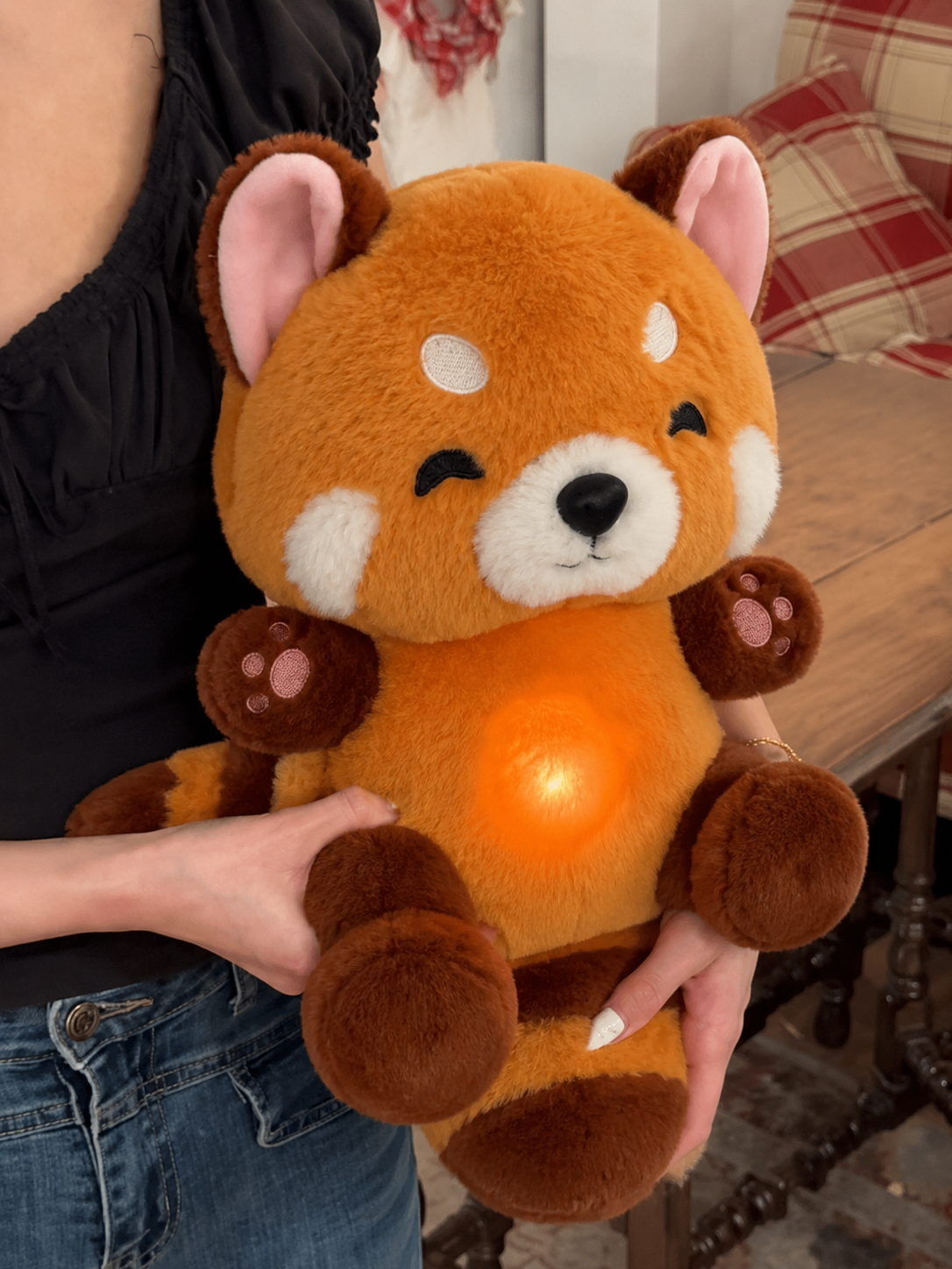 Breathing Red Panda Soothing Plush