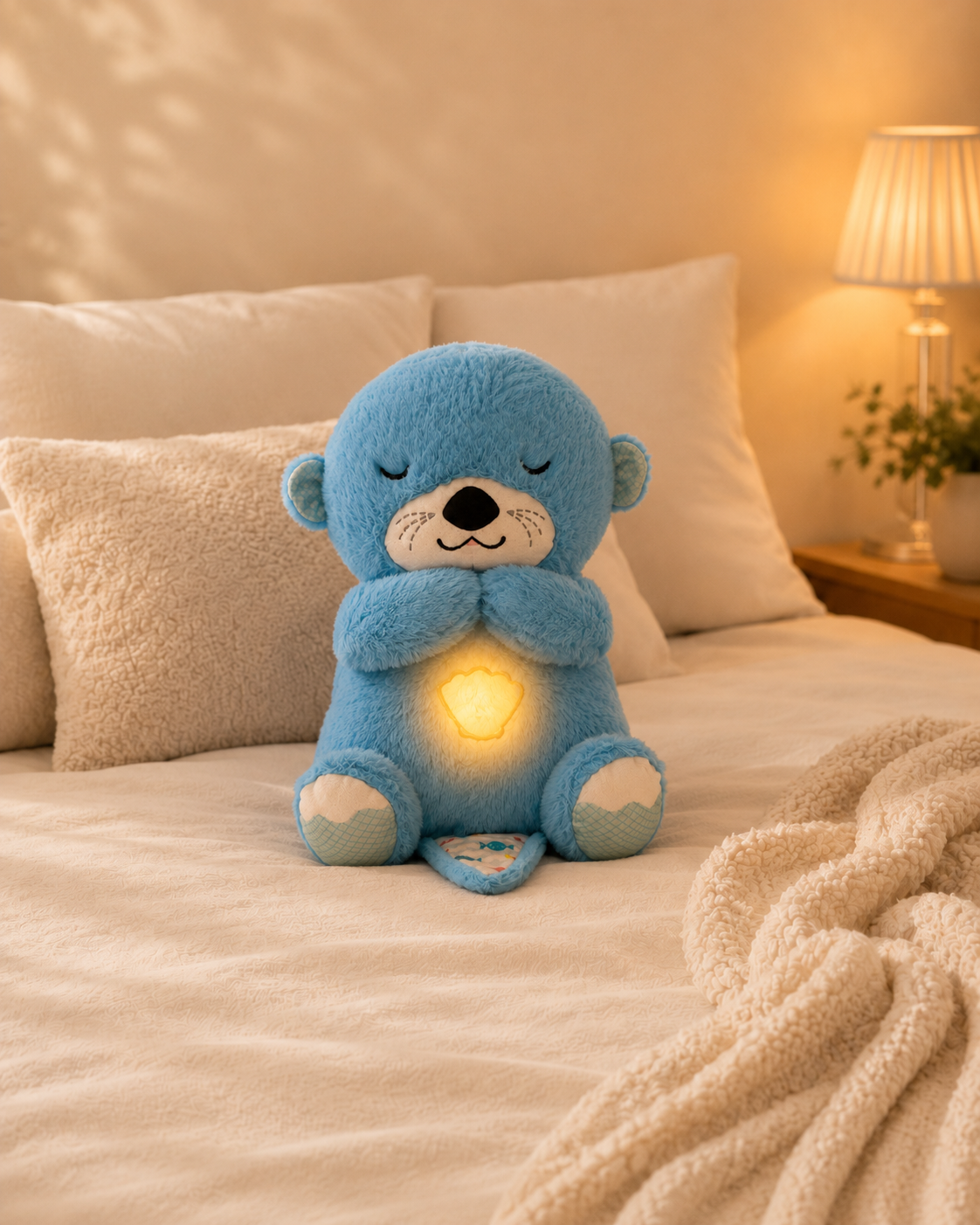 Breathing Glow Otter Comfort Plush - New Arrival
