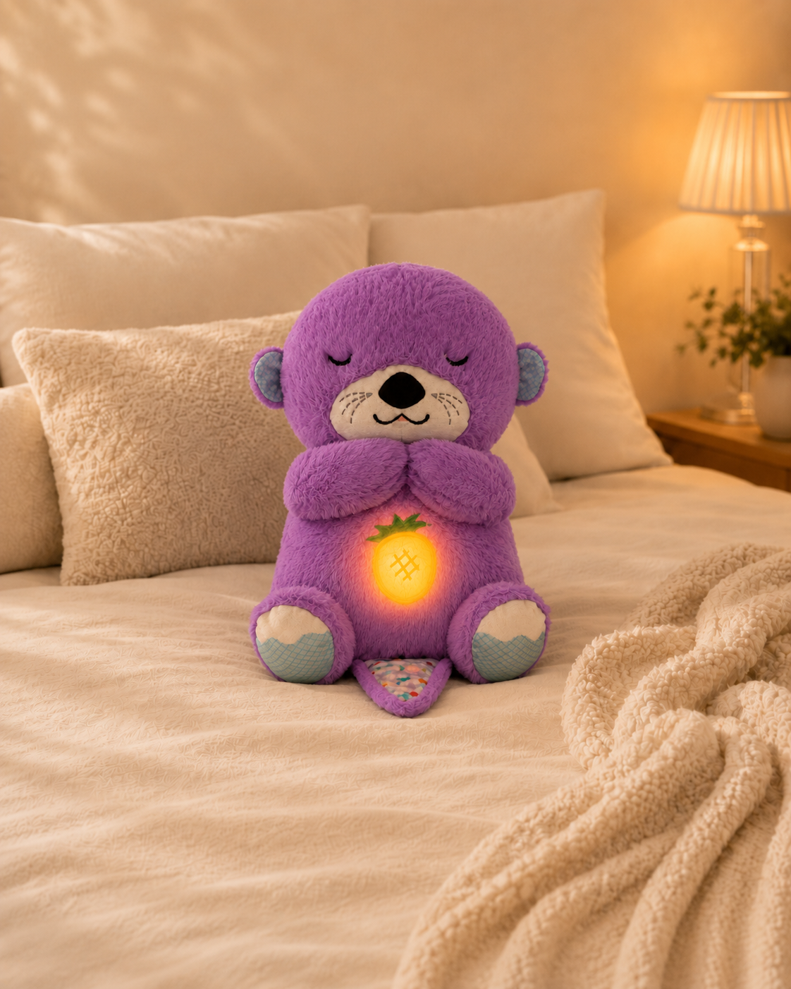 Breathing Glow Otter Comfort Plush - New Arrival