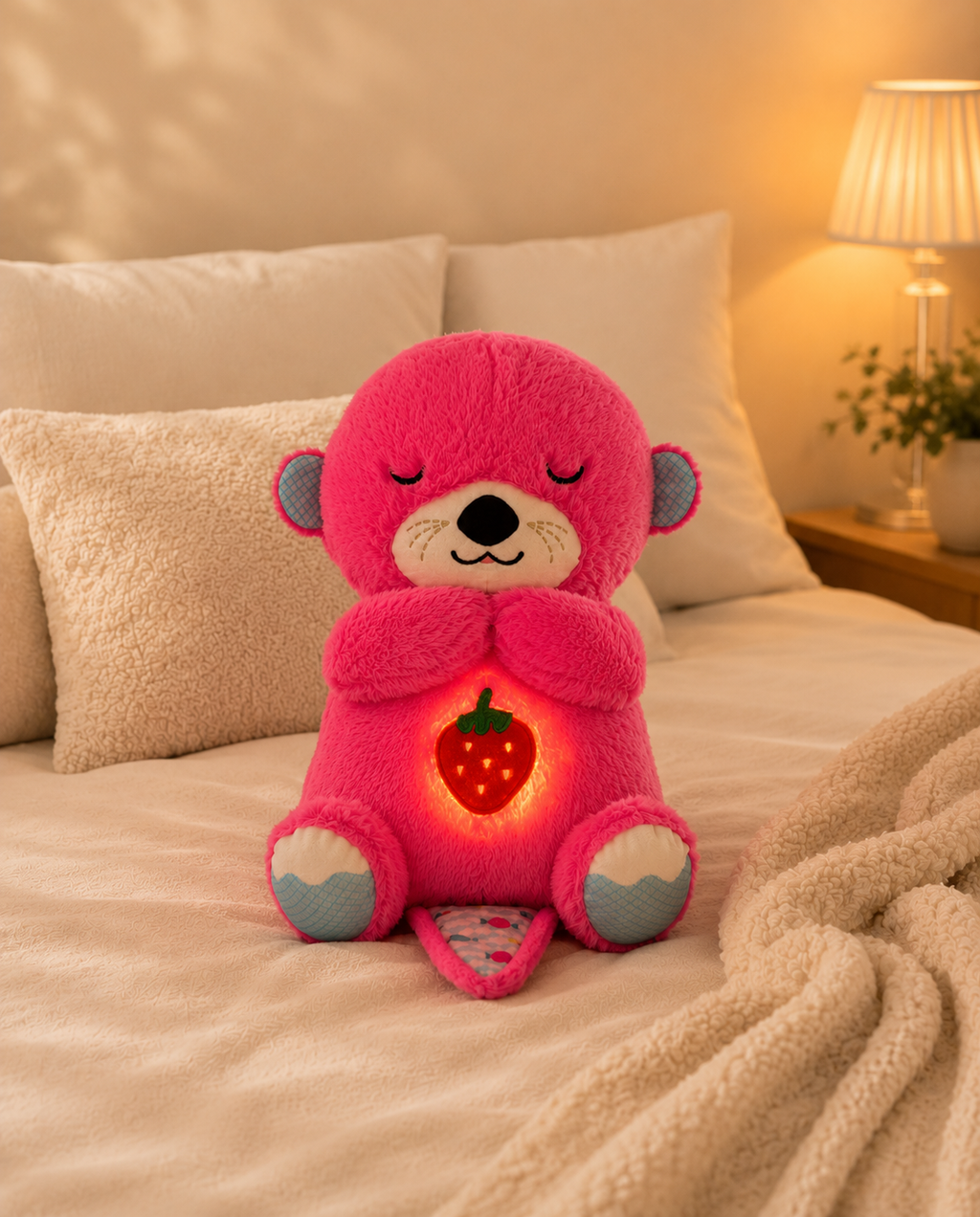 Breathing Glow Otter Comfort Plush - New Arrival