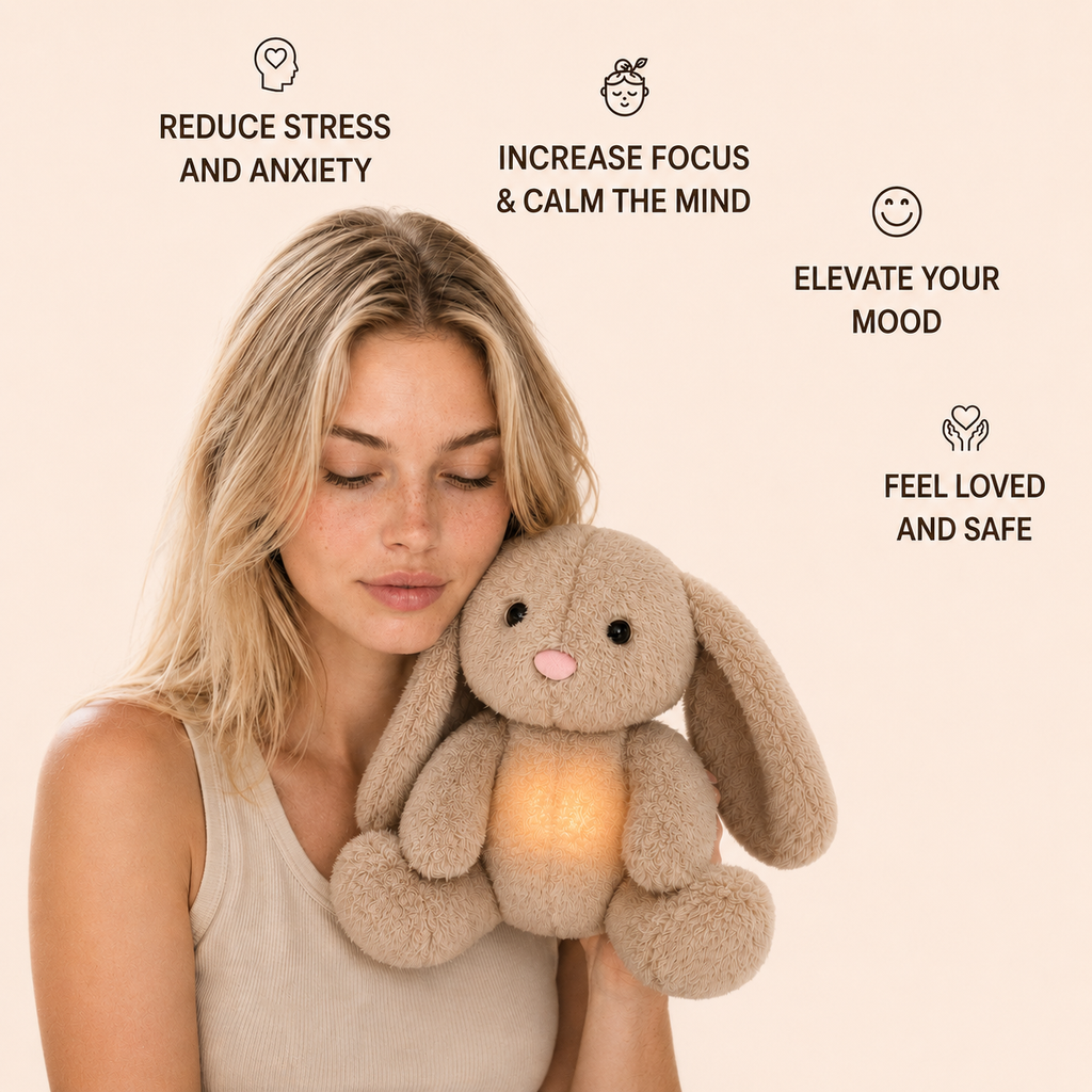 Breathing Bunny Soothing Plush