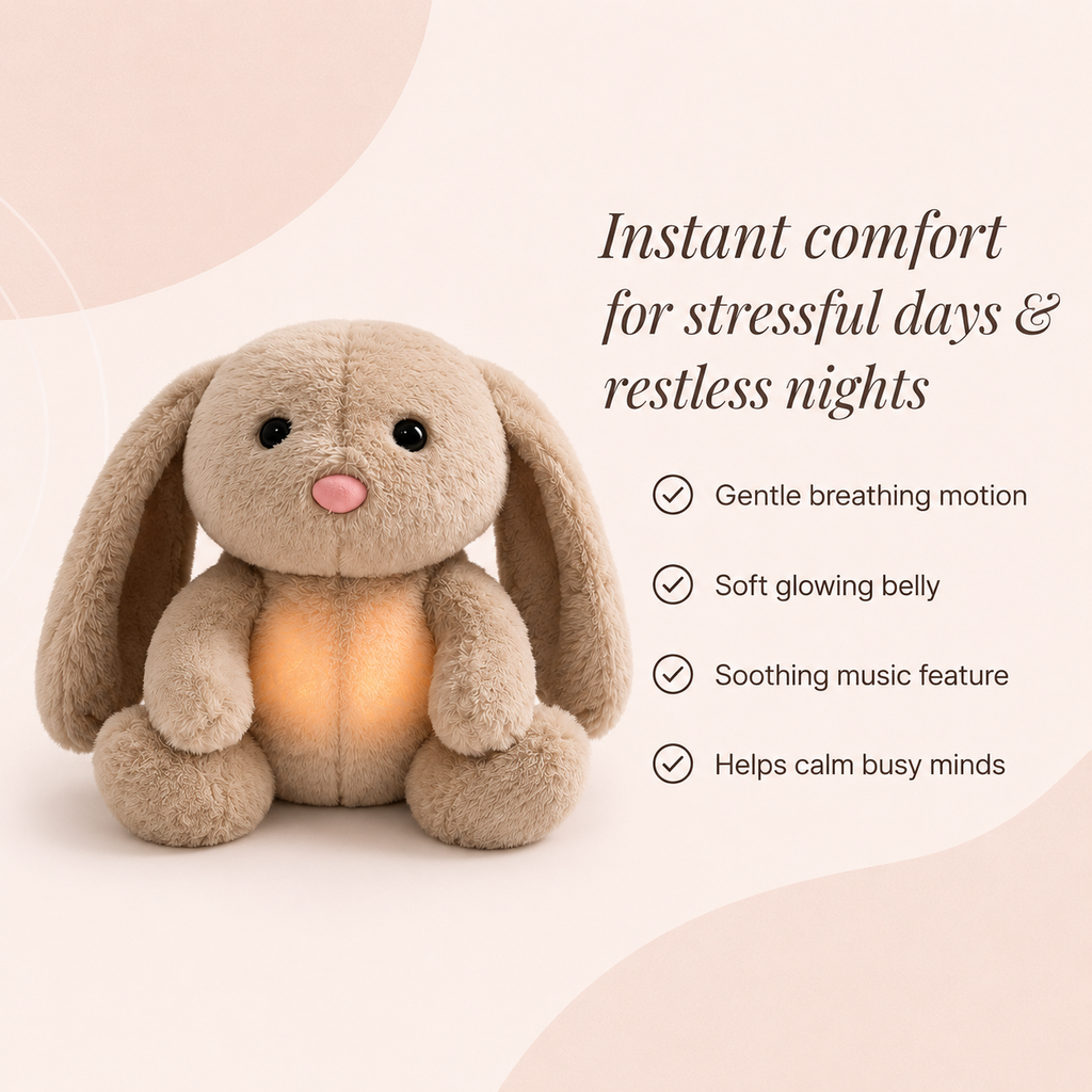 Breathing Bunny Soothing Plush