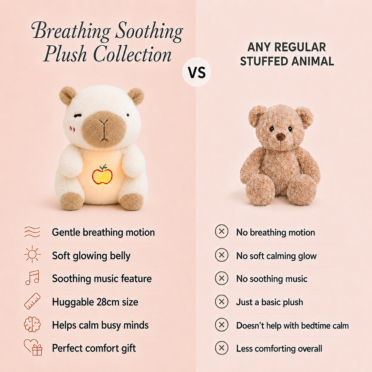 Breathing Glow Music Plush