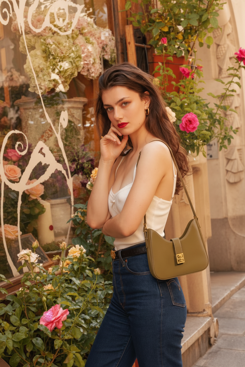 French Vintage Style Shoulder Bag - 2026 New Design