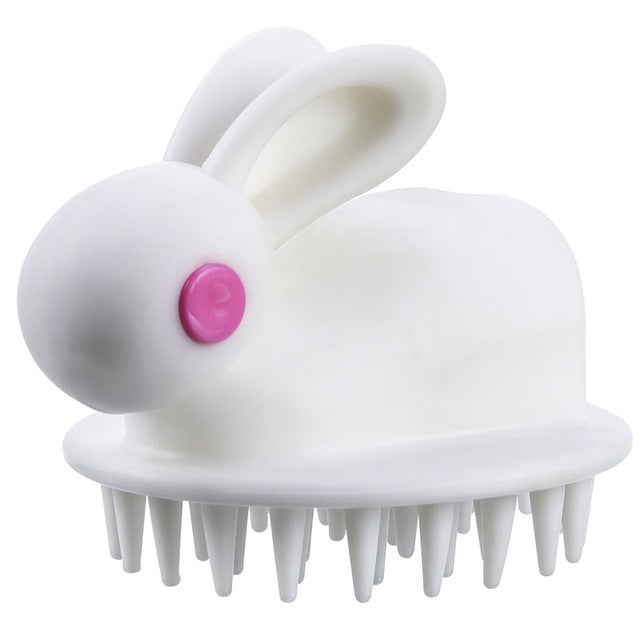 Soft Gel Shampoo Brush for Scalp Massage and Styling