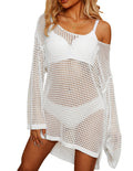 White Crochet Beach Cover Up