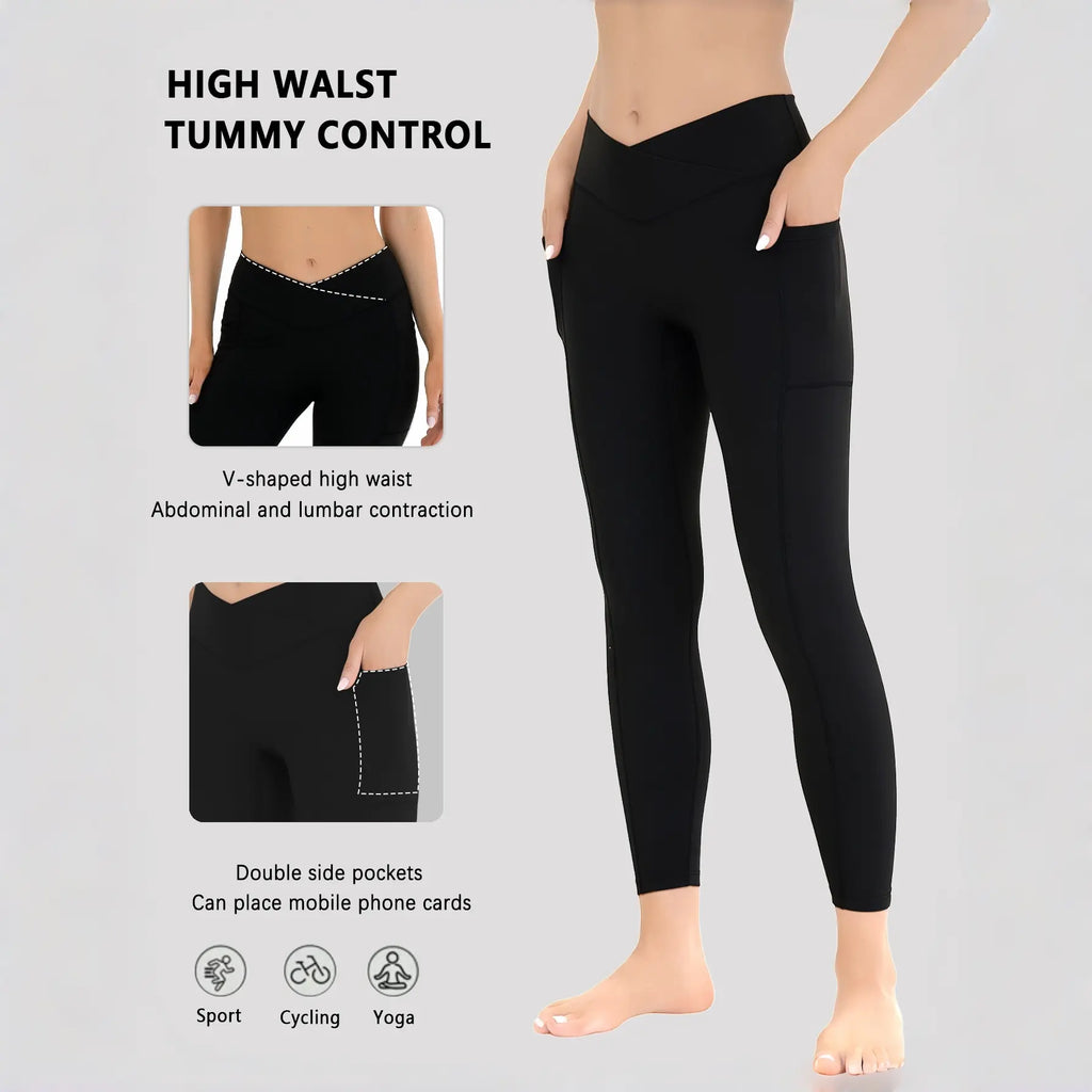 Women's High Waist Stretchable Yoga Pants 