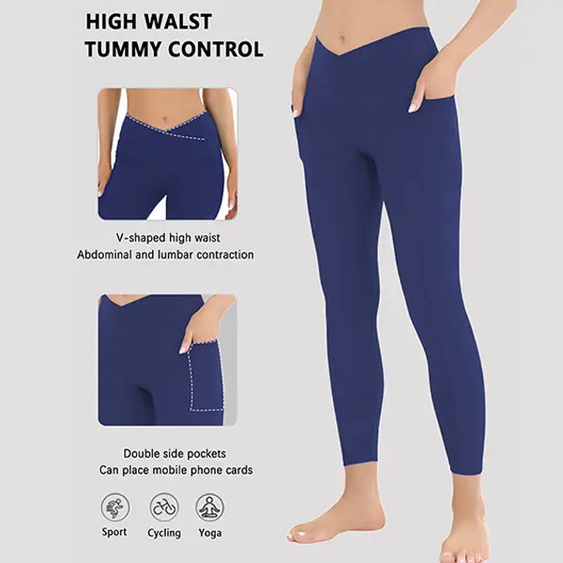 Women's High Waist Stretchable Yoga Pants 