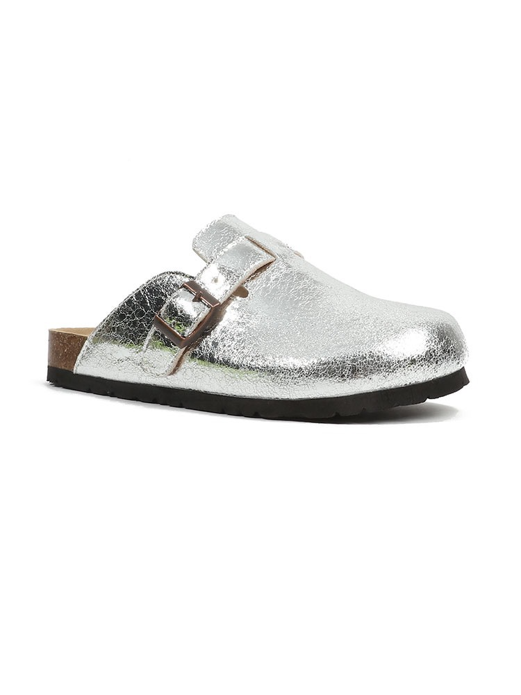 Leather French Retro Slippers